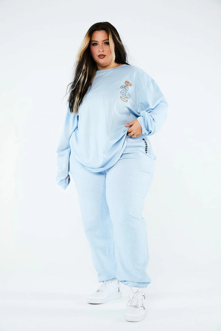 new girl order New Girl Order Tops Kanji Blue Joggers Curve