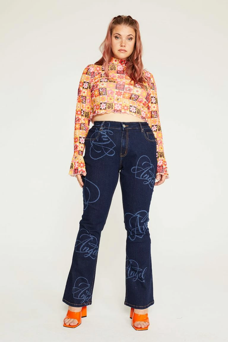 new girl order New Girl Order Tops LOW RISE JEANS CURVE