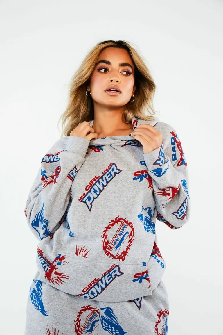 New Girl Order New Girl Order Tops SPORT LOGO HOODIE