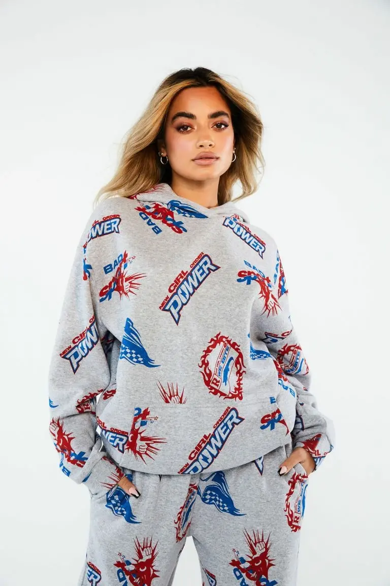 new girl order New Girl Order Tops SPORT LOGO HOODIE