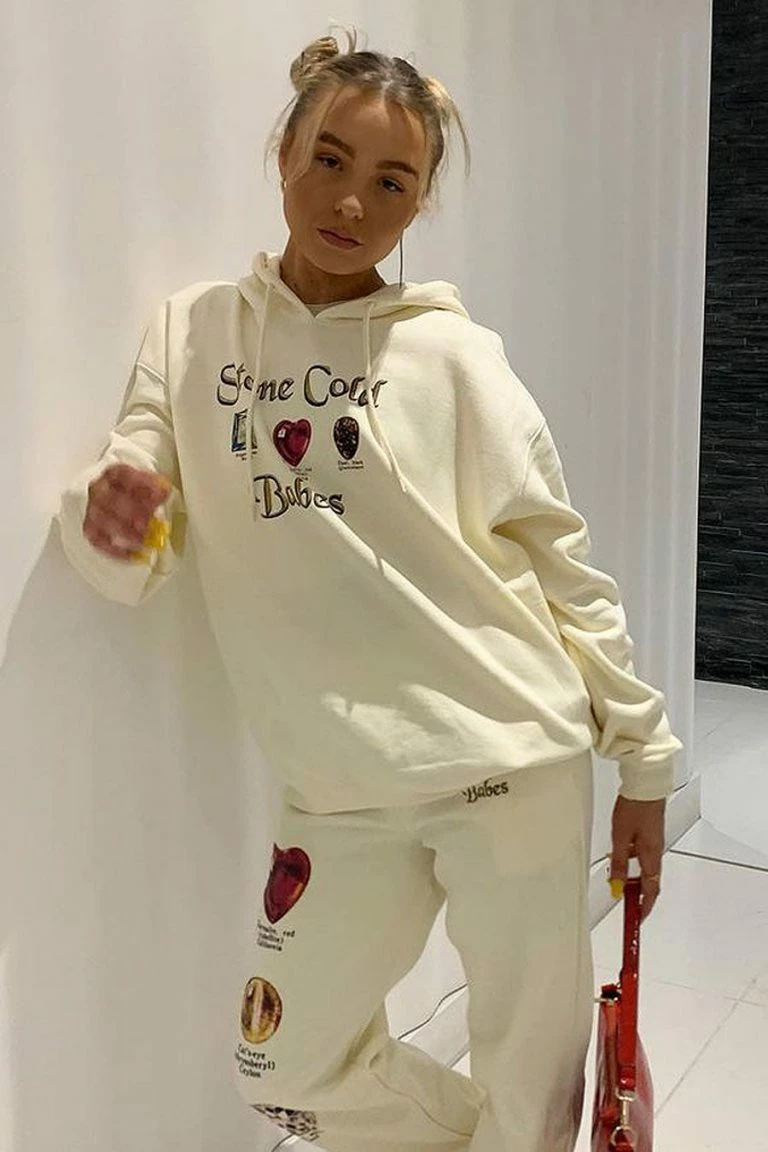 new girl order New Girl Order Tops STONE JEWELS HOODIE