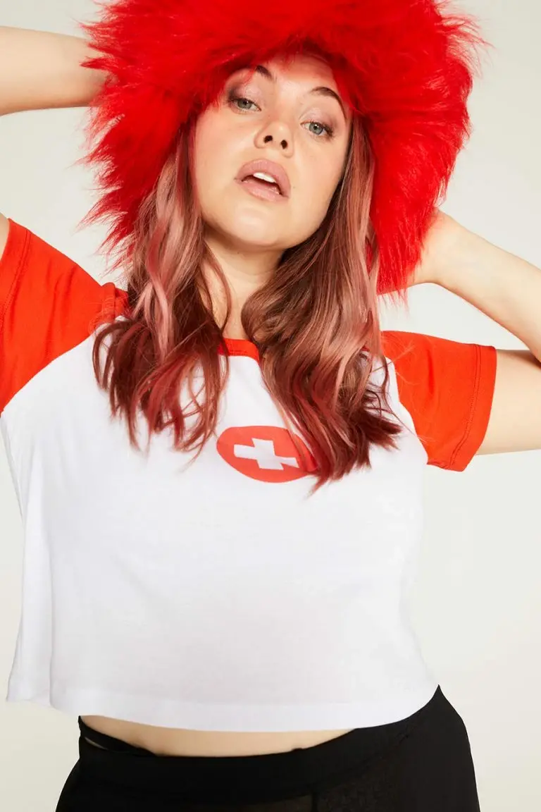 New Girl Order New Girl Order Tops YOURE SICK RAGLAN TEE CURVE