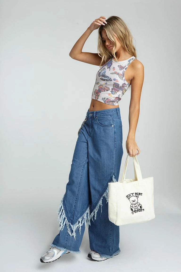 New Girl Order New Girl Order TOWELLING BAG WITH TEDDY EMBROIDERY