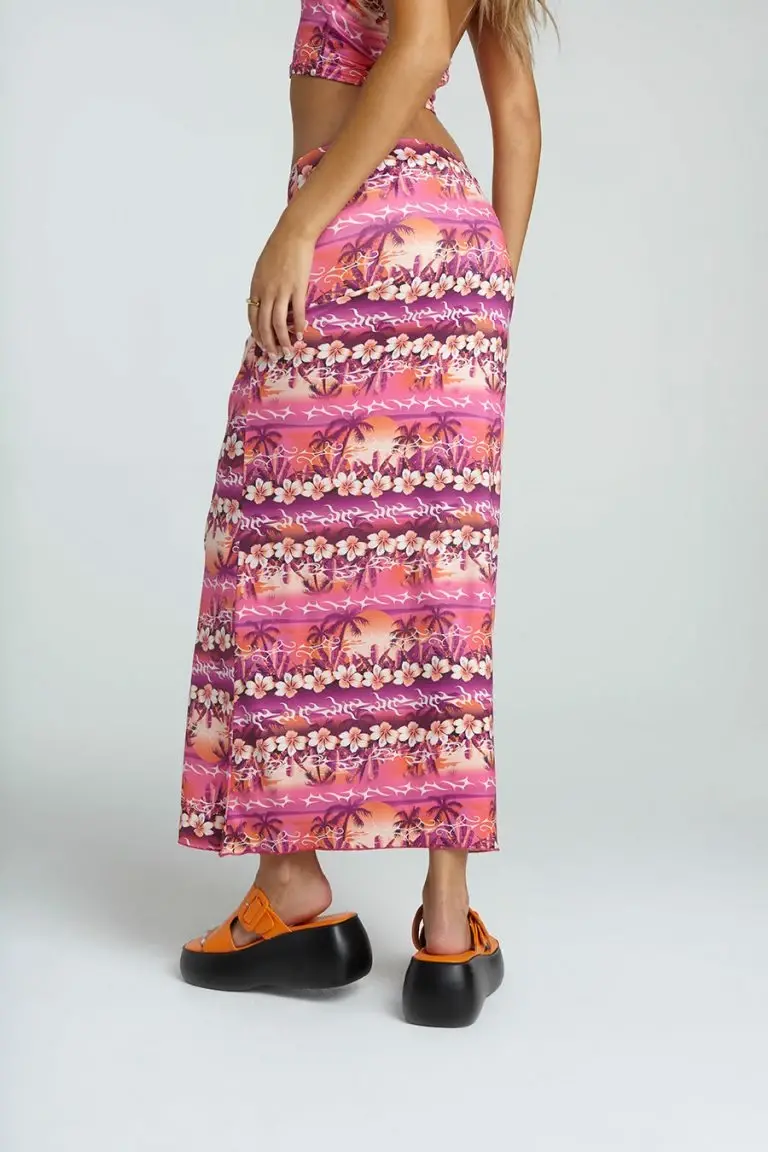 New Girl Order New Girl Order TROPICAL SUNSET SKIRT NEW IN