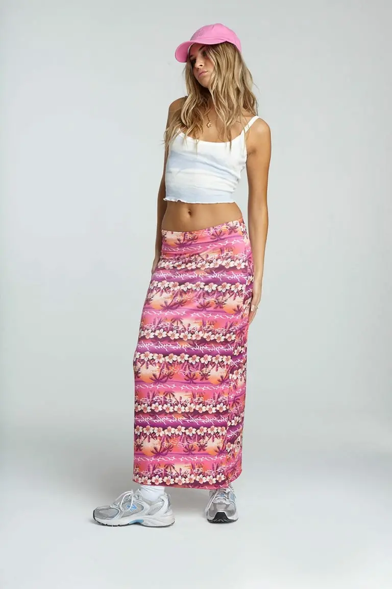 New Girl Order New Girl Order TROPICAL SUNSET SKIRT NEW IN
