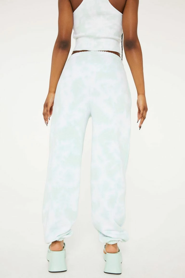 New Girl Order New Girl Order TWO CUTE BEARS TIE DYE JOGGERS