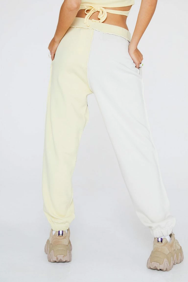 New Girl Order New Girl Order Yin Yang Dragon Panel Joggers