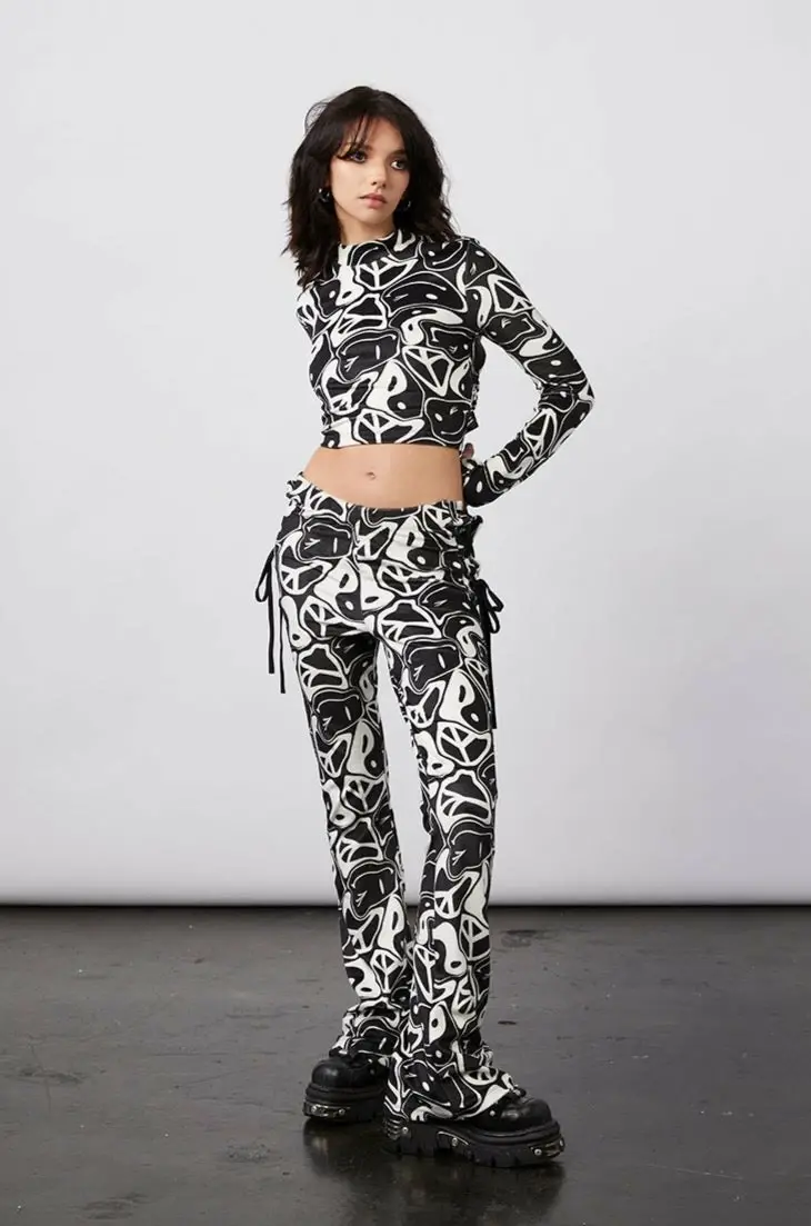 new girl order New Girl Order YIN YANG VELOUR FLARES