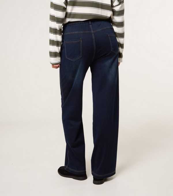 New Look Blue Vanilla Dark Blue Elasticated Waist Jeans