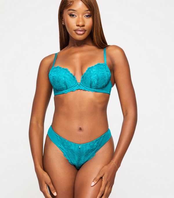 New Look Ann Summers Teal Lace Brazilian Briefs