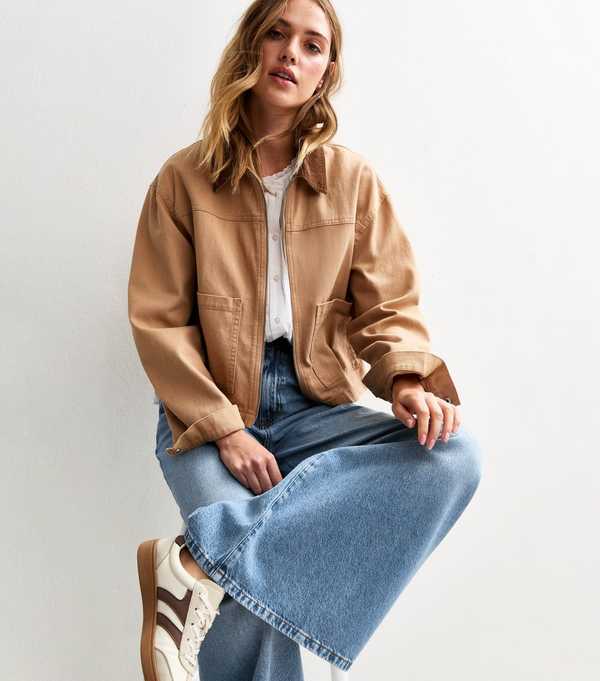 New Look Blue Palazzo Wide Leg Jeans