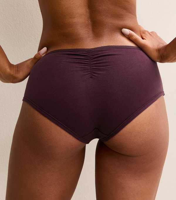 new look Brown Jersey Brief Shorts