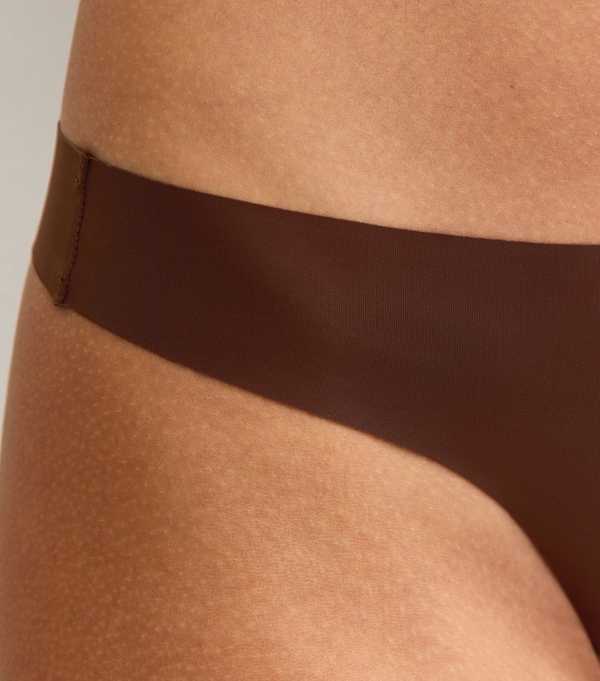 New Look Dark Brown Free Cut No VPL Thong