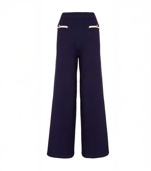 New Look QUIZ Navy Knit Trouser