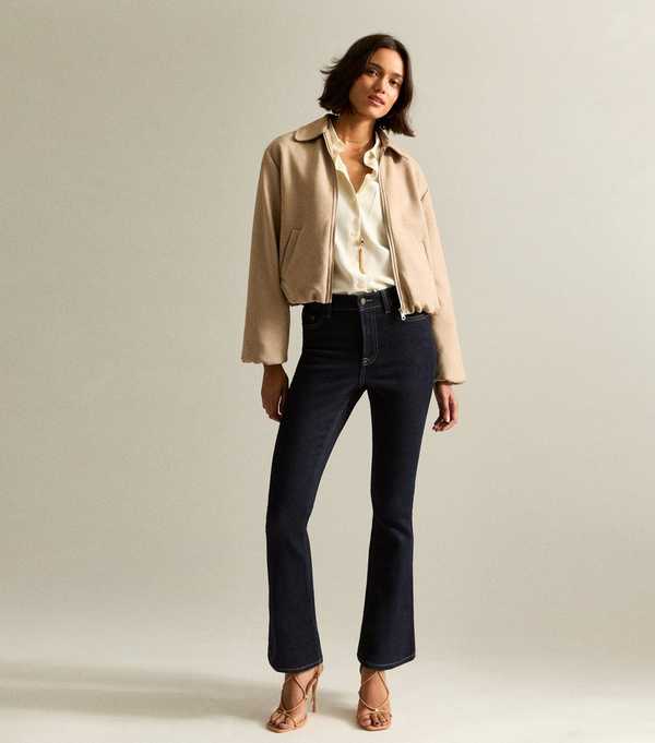 new look Rinse Montana Flared Leg Jeans