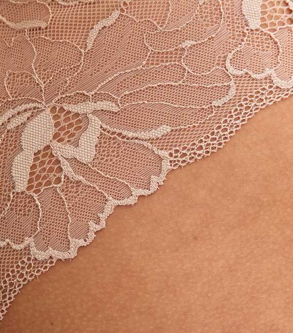 New Look Tan No VPL Lace Back Brazilian Briefs