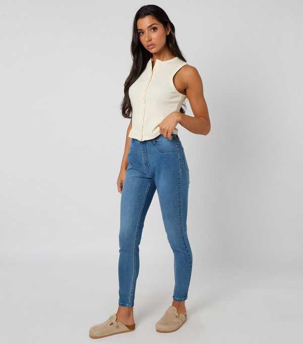 New Look Urban Bliss Blue Jeggings
