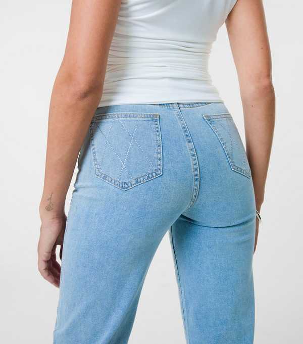 New Look Pink Vanilla Blue Diamante Embellished Jeans