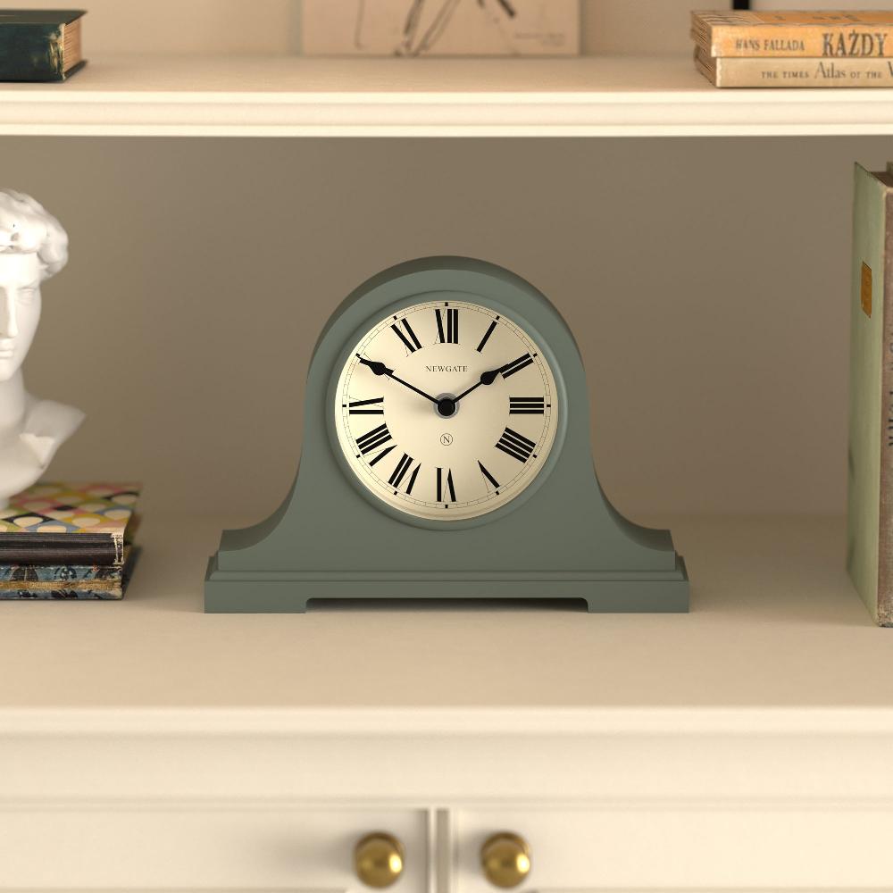 Newgate Watches Newgate Broadway Mantel Clock In Asparagus Green