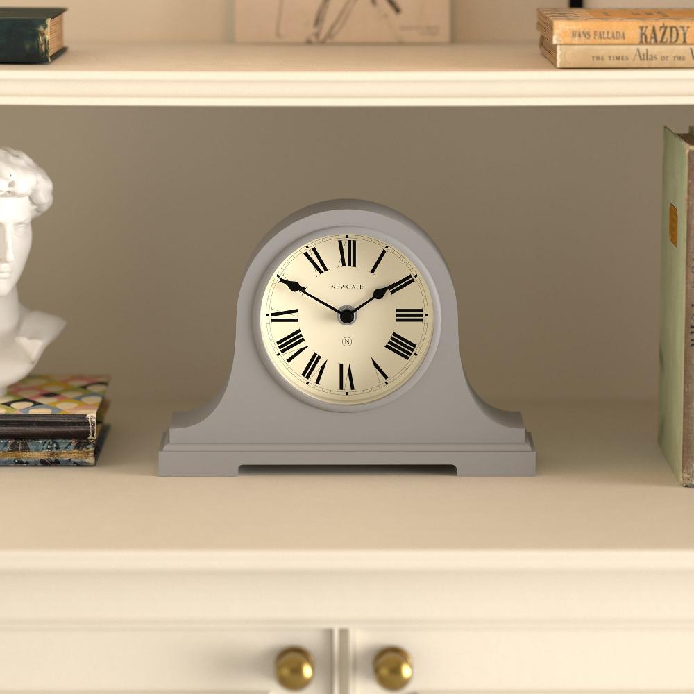 Newgate Watches Newgate Broadway Mantel Clock In Grey