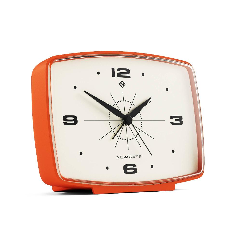 Newgate Watches Newgate Brooklyn Alarm Clock In Pumpkin Orange
