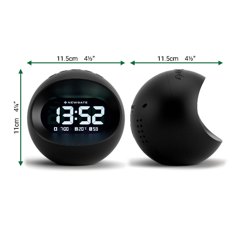 Newgate Watches Newgate Centre Of The Earth LCD Alarm In Black