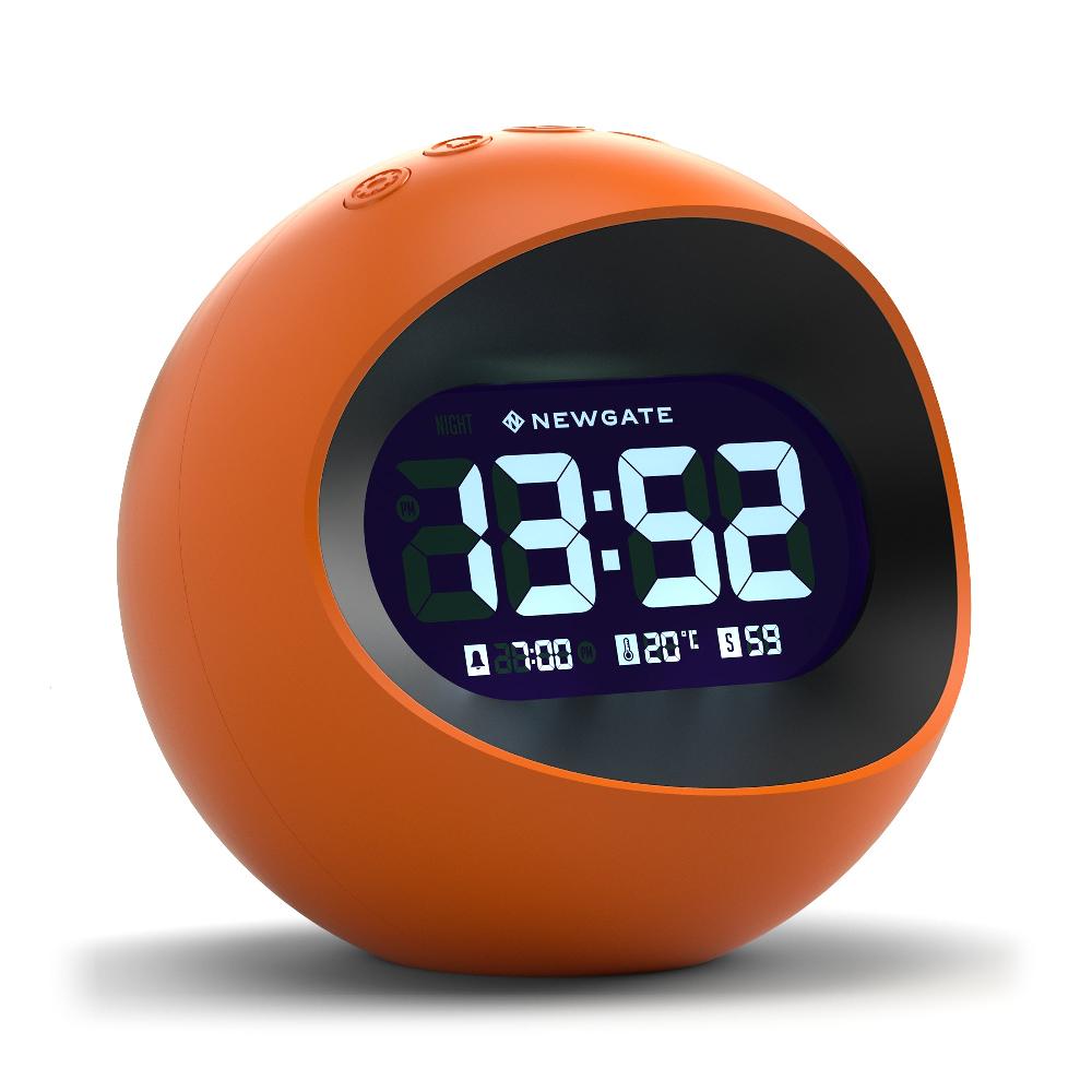 Newgate Watches Newgate Centre Of The Earth LCD Alarm In Orange