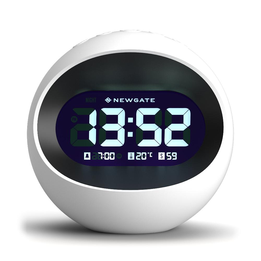 newgate watches Newgate Centre of the Earth LCD alarm in white