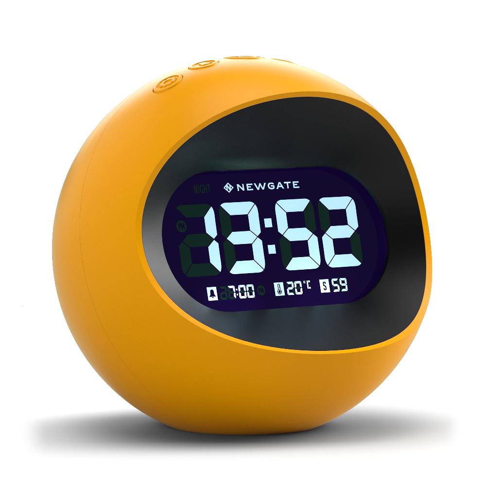 Newgate Watches Newgate Centre Of The Earth LCD Alarm In Yellow