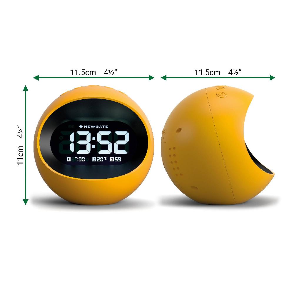 Newgate Watches Newgate Centre Of The Earth LCD Alarm In Yellow