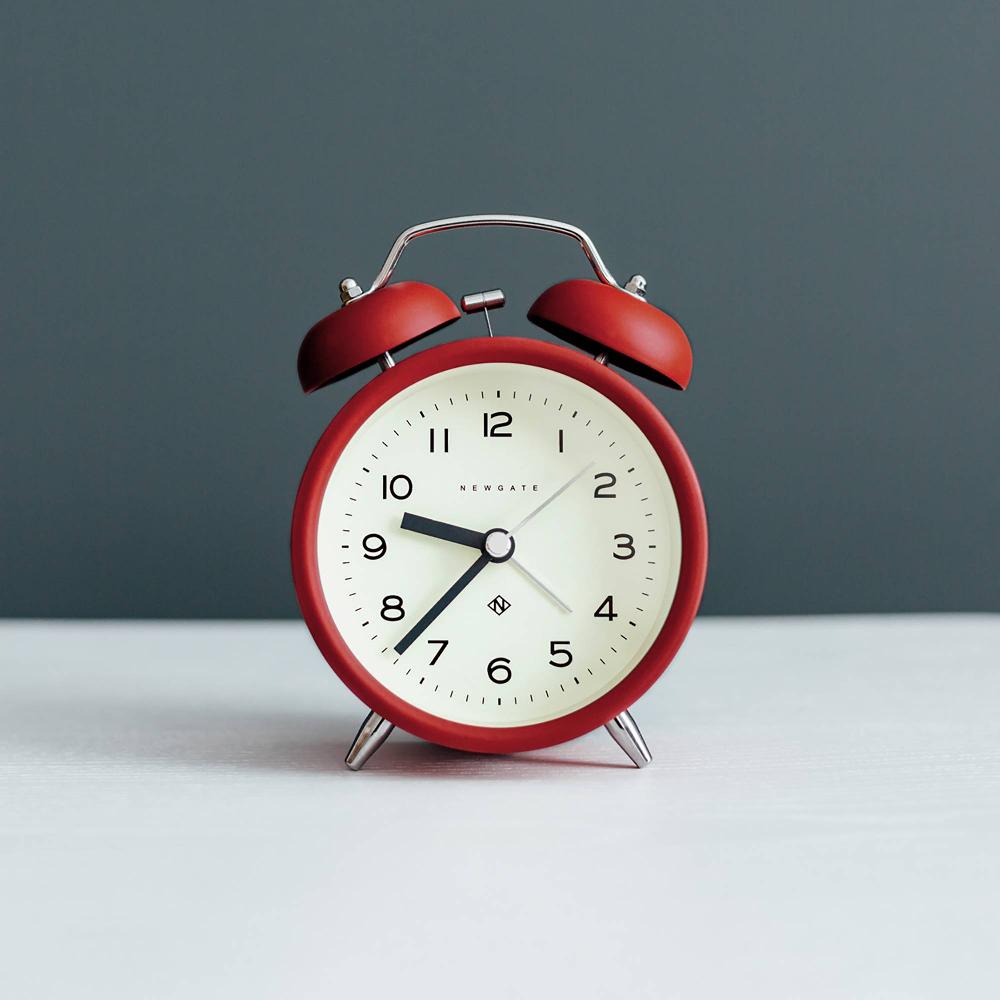 Newgate Watches Newgate Charlie Bell Alarm Clock In Red