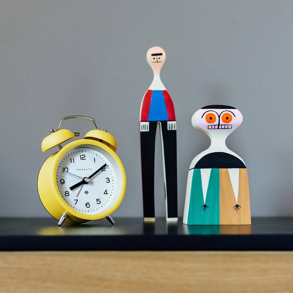 Newgate Watches Newgate Charlie Bell Alarm Clock In Yellow