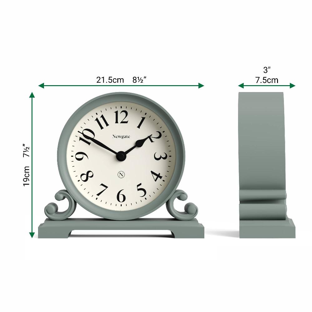 Newgate Watches Newgate Divisadero Mantel Clock In Asparagus Green
