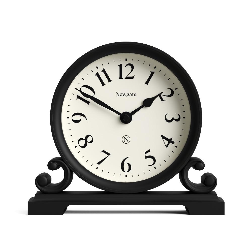 newgate watches Newgate Divisadero mantel clock in black