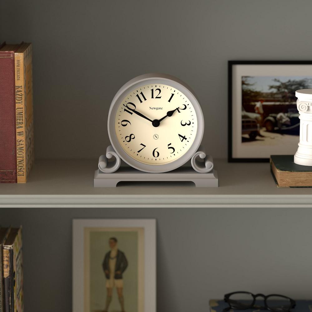 Newgate Watches Newgate Divisadero Mantel Clock In Grey