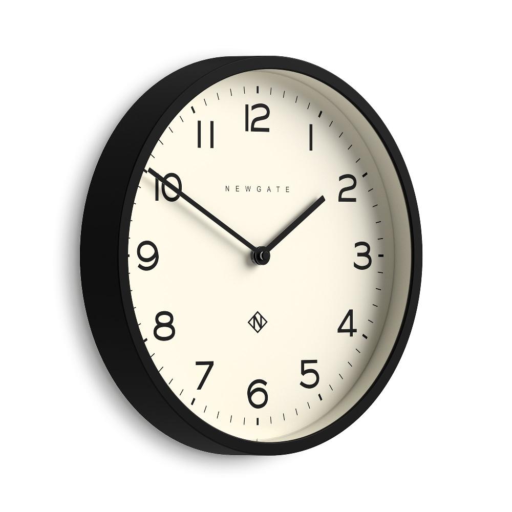 Newgate Watches Newgate Echo Number Four Wall Clock In Black