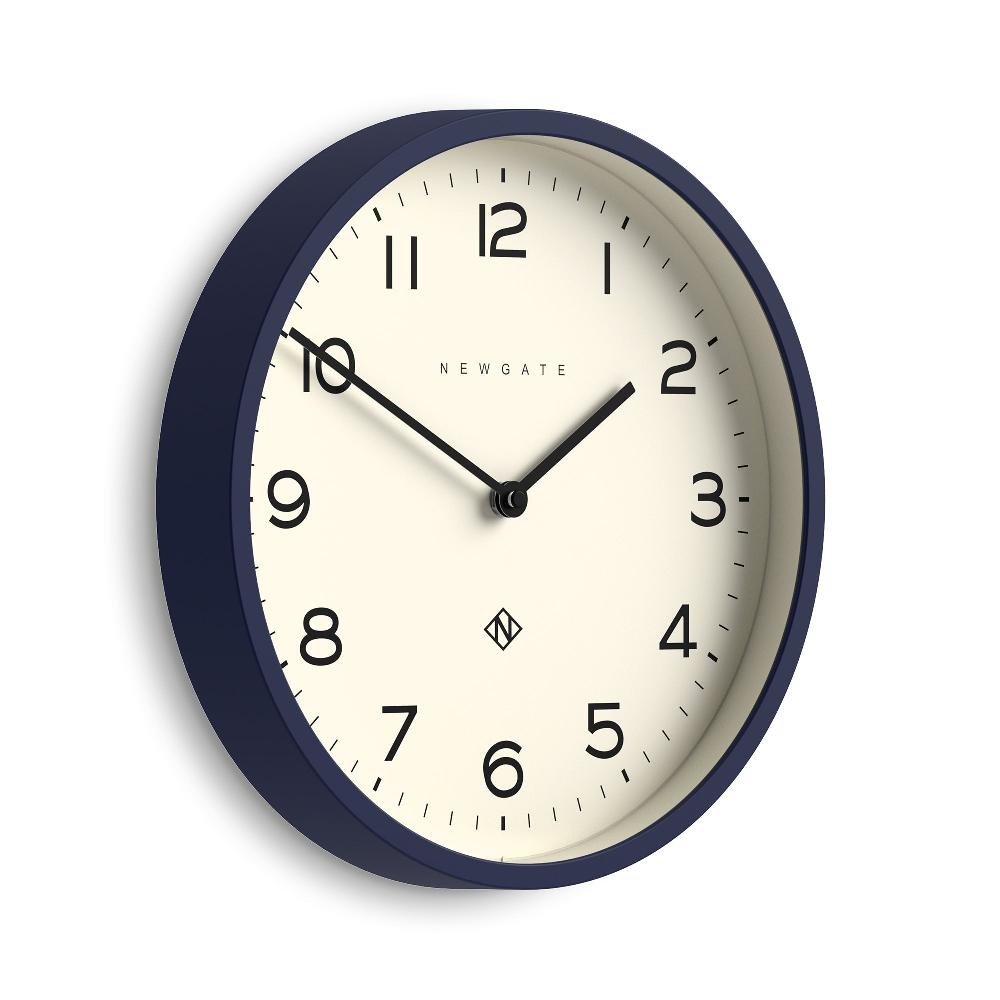 Newgate Watches Newgate Echo Number Four Wall Clock In Midnight Blue