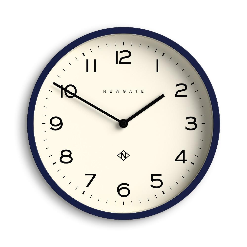 newgate watches Newgate Echo Number Four wall clock in midnight blue