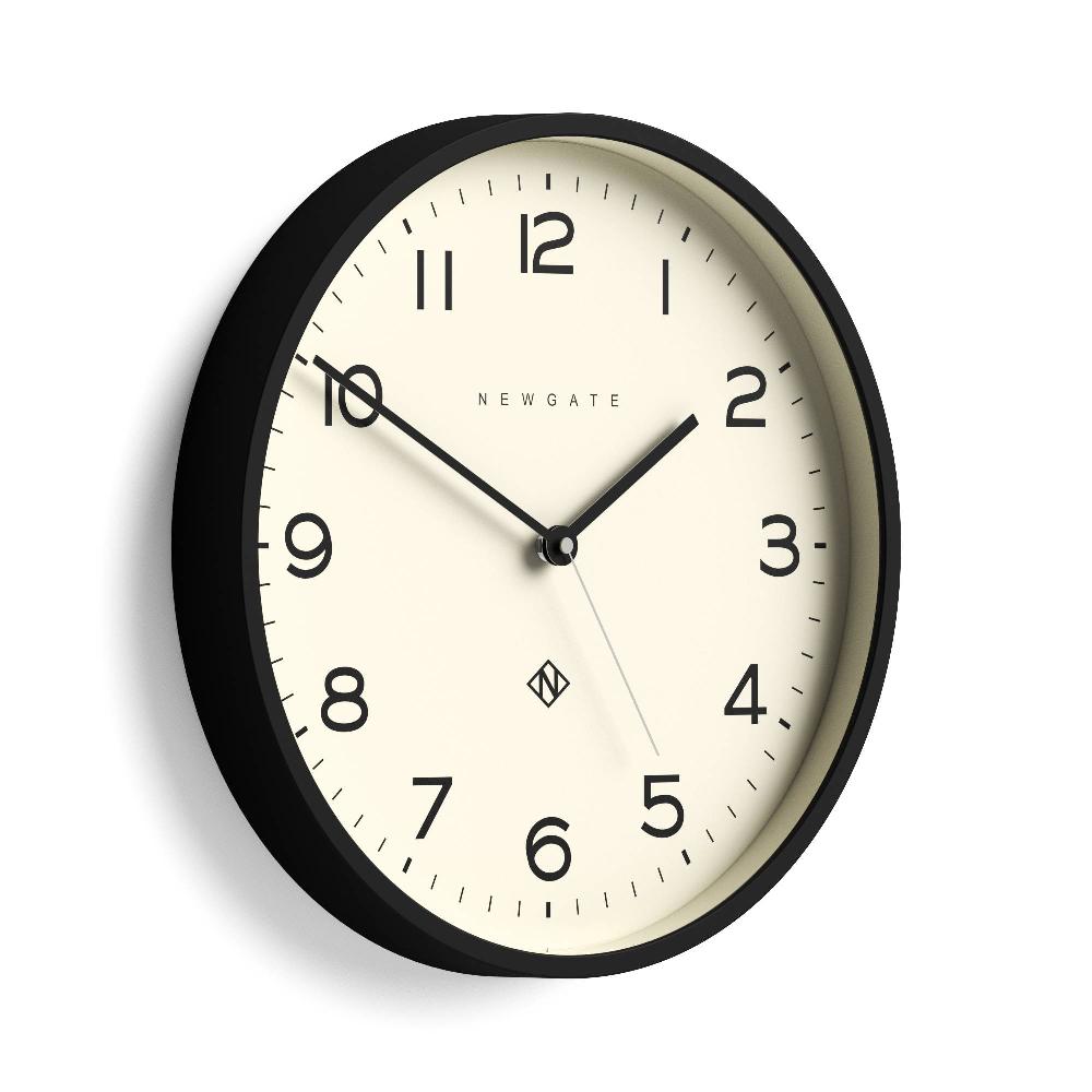 Newgate Watches Newgate Echo Number Three Wall Clock In Black