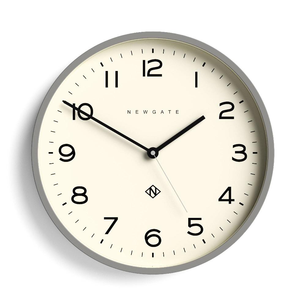 newgate watches Newgate Echo Number Three wall clock in grey