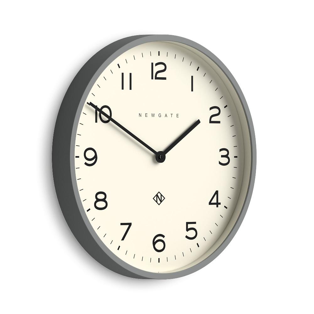 Newgate Watches Newgate Echo Number Two Wall Clock In Grey