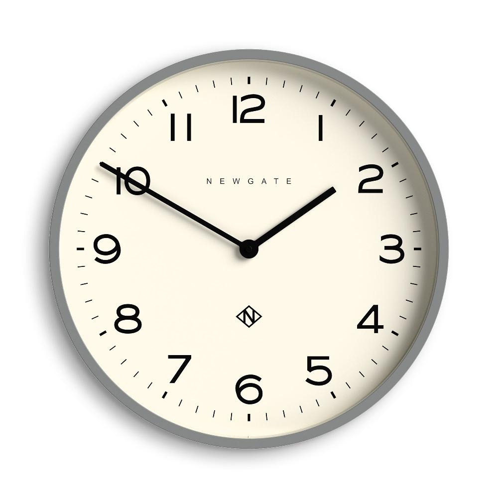 newgate watches Newgate Echo Number Two wall clock in grey