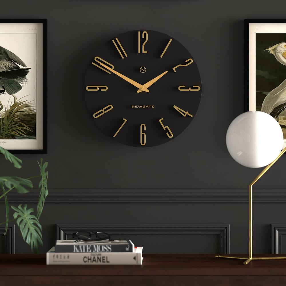 Newgate Watches Newgate Empire State Wall Clock In Black
