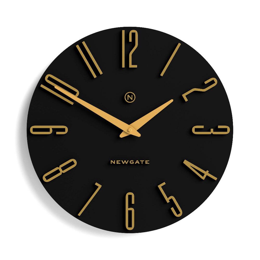 newgate watches Newgate Empire State wall clock in black