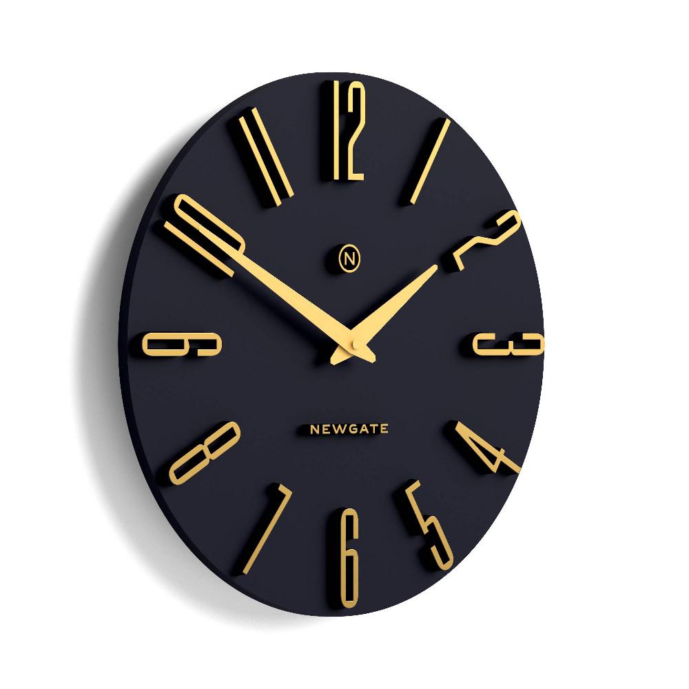 Newgate Watches Newgate Empire State Wall Clock In Petrol Blue