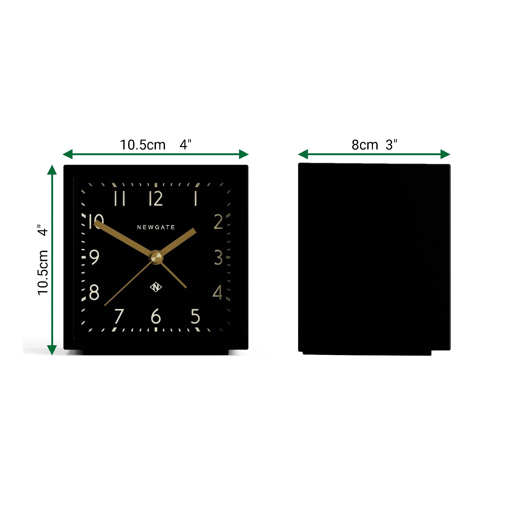 Newgate Watches Newgate Equinox Alarm Clock In Black