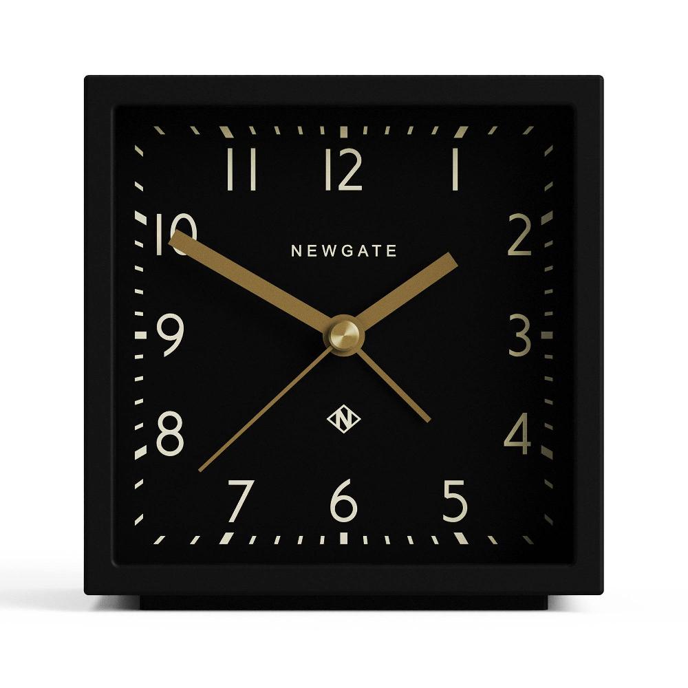newgate watches Newgate Equinox alarm clock in black