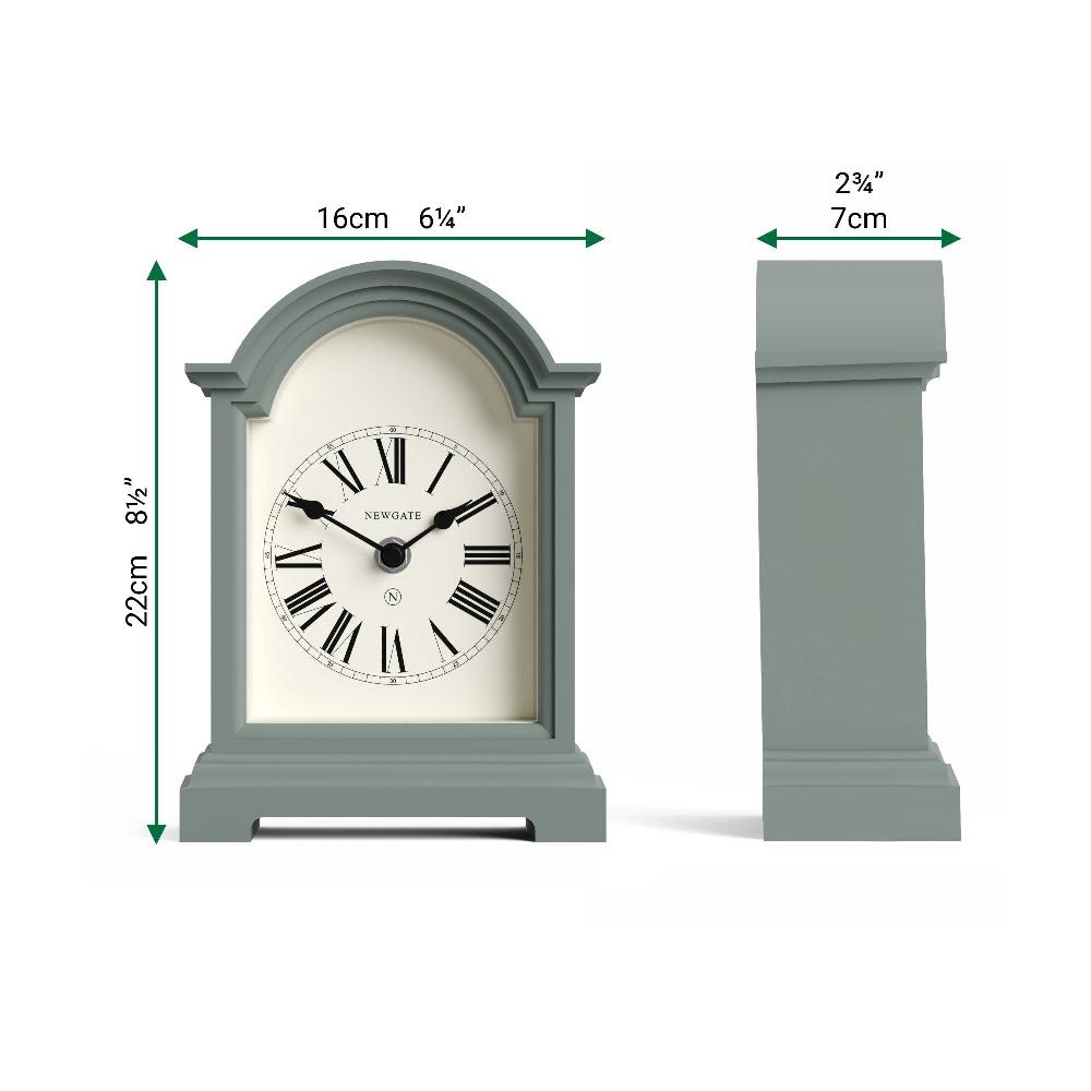 Newgate Watches Newgate Fillmore Mantel Clock In Asparagus Green