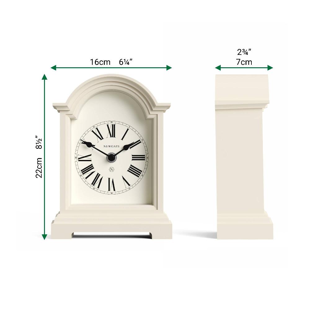 Newgate Watches Newgate Fillmore Mantel Clock In Cream