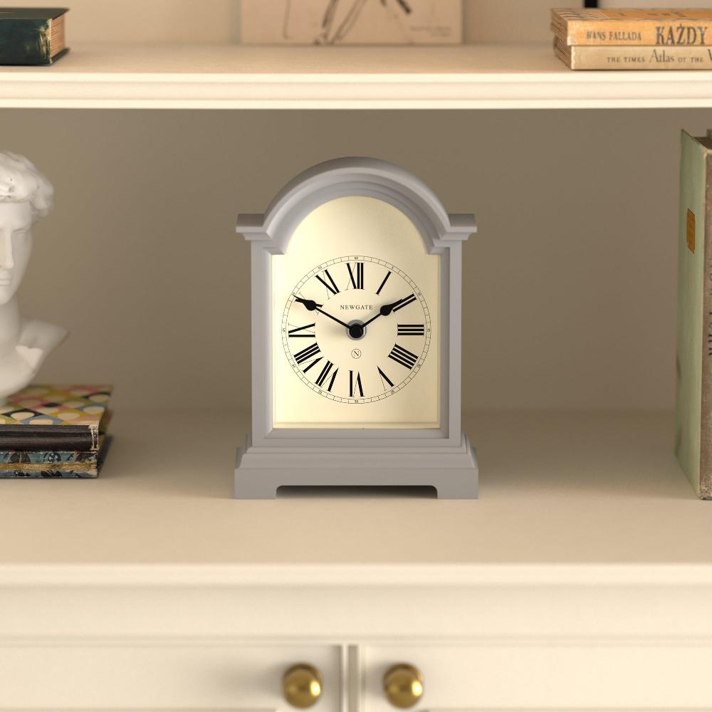 Newgate Watches Newgate Fillmore Mantel Clock In Grey